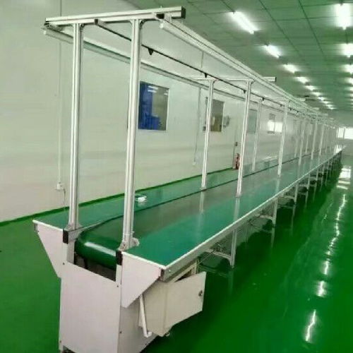 电子组装生产线中的PVC皮带输送线与防静电平面流水线应用